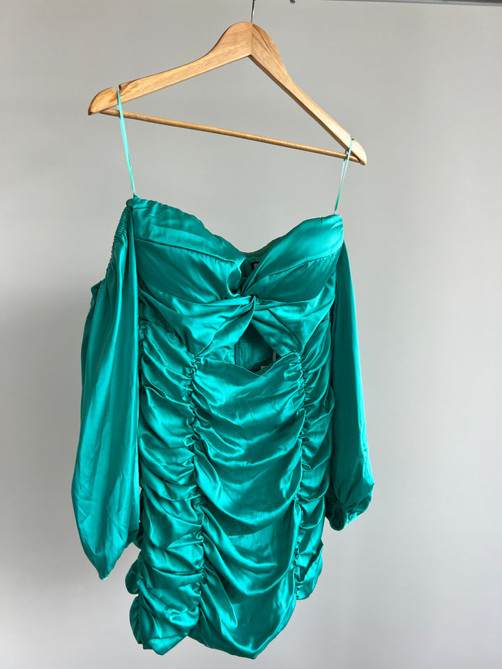 Runaway Turquoise Mini Dress - AU 14