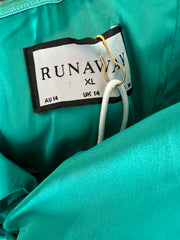 Runaway Turquoise Mini Dress - AU 14