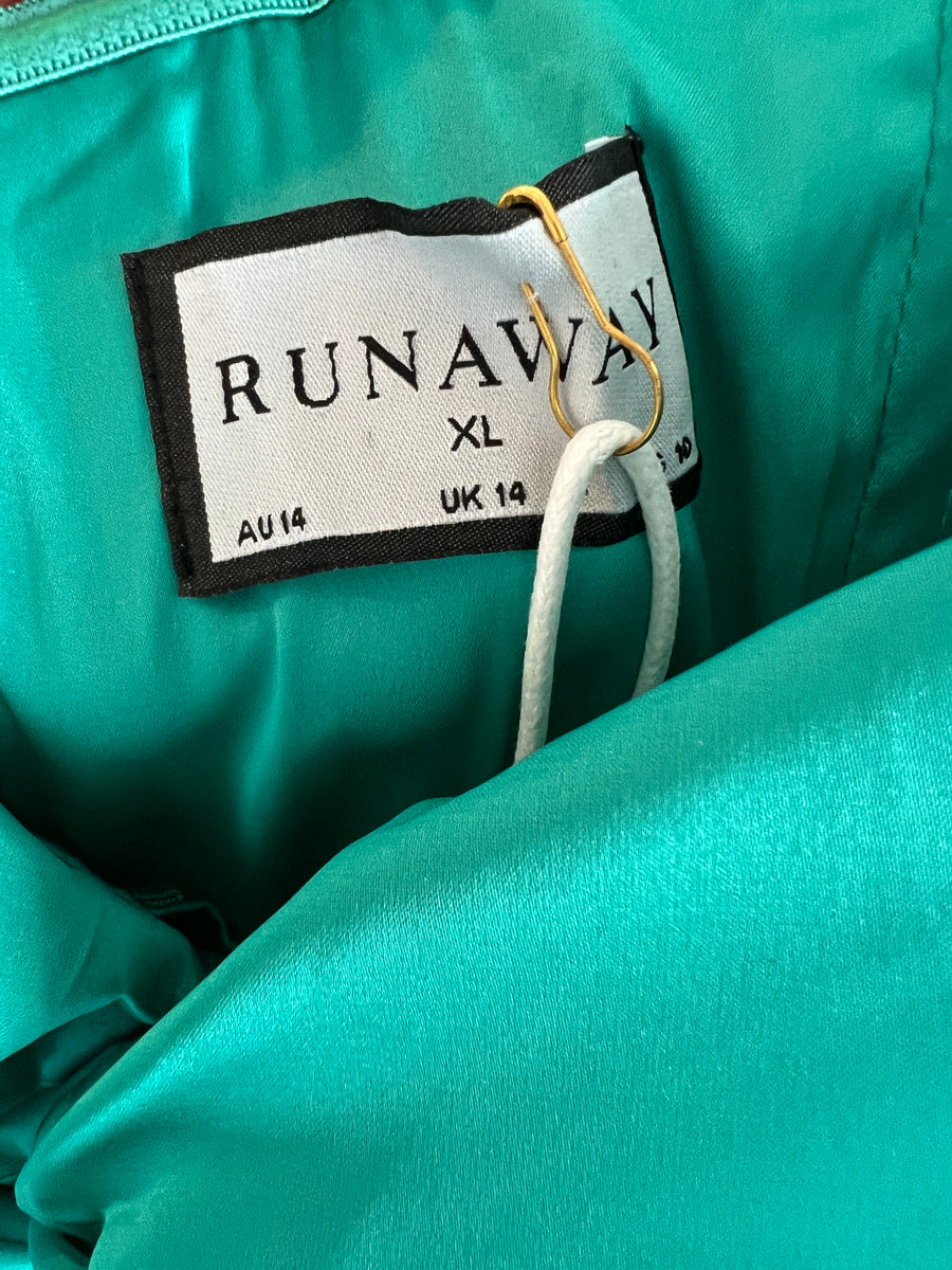 Runaway Turquoise Mini Dress - AU 14