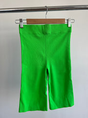 Zara Neon Green Biker Shorts - S