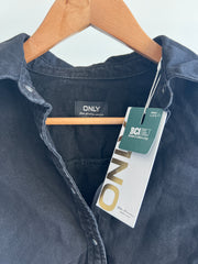 ONLY Black Denim Shirt - AU 6