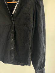 ONLY Black Denim Shirt - AU 6