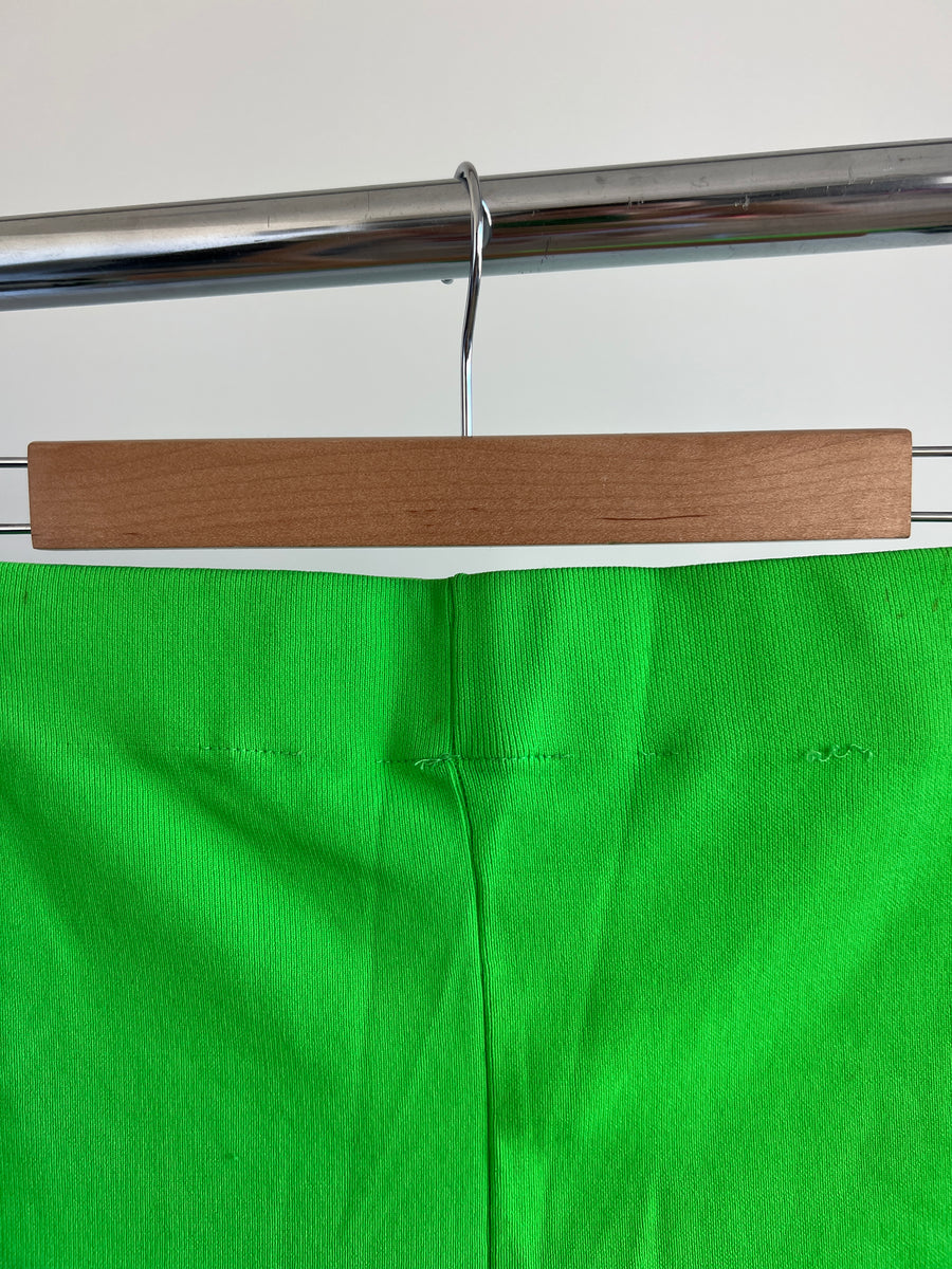 Zara Neon Green Biker Shorts - S –
