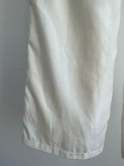 Tiger Mist White Straight Leg Trousers - XS