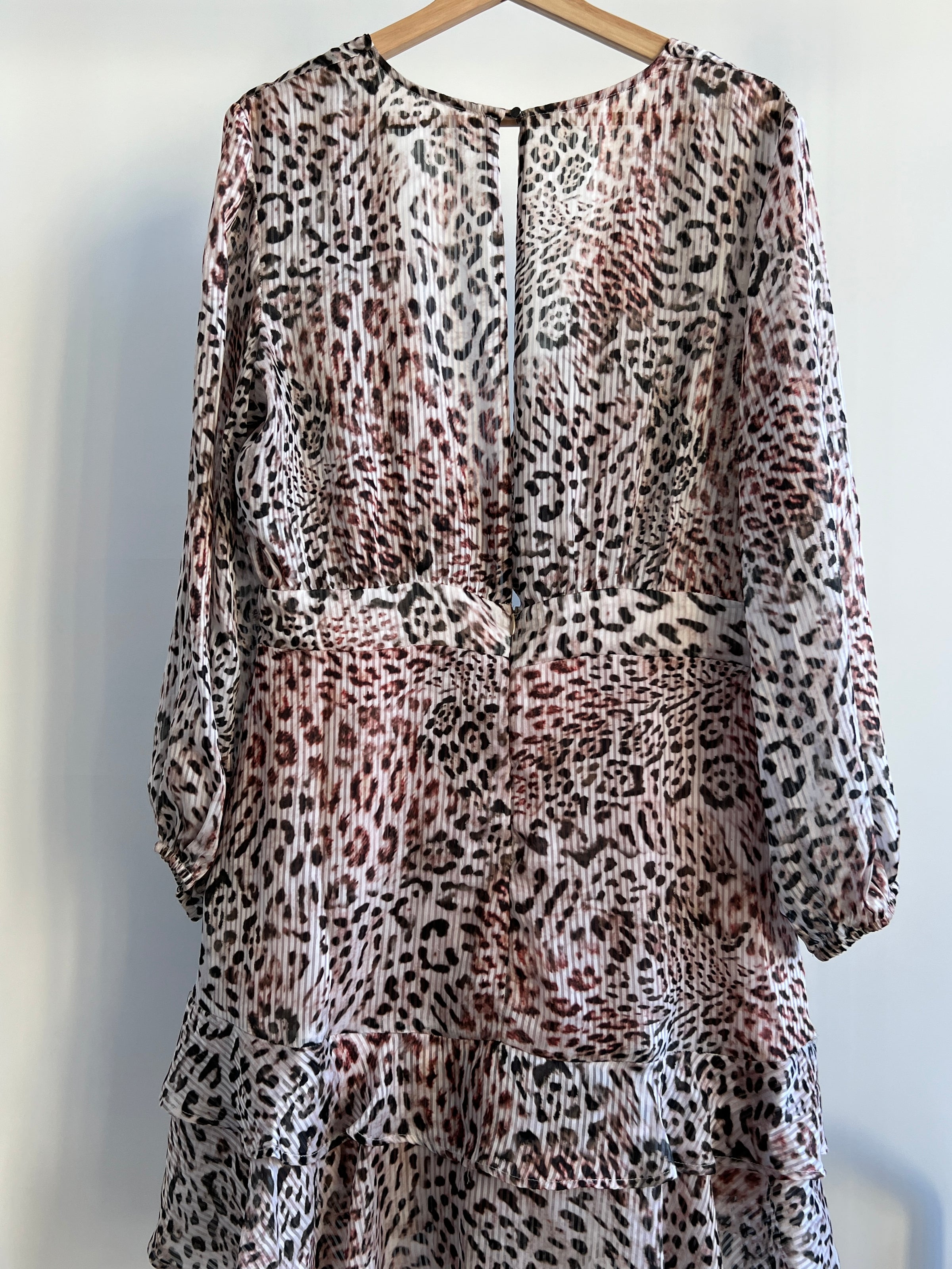 H&m leopard print on sale dress