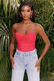 Oh Polly Pink Corset Bodysuit - AU 4