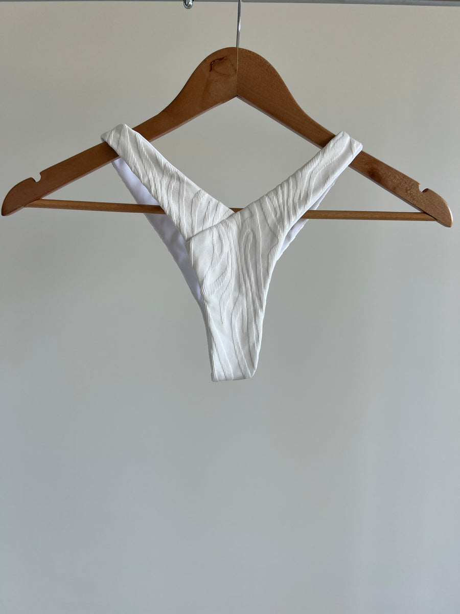 Island Boheme Off White Bikini Bottoms - XS