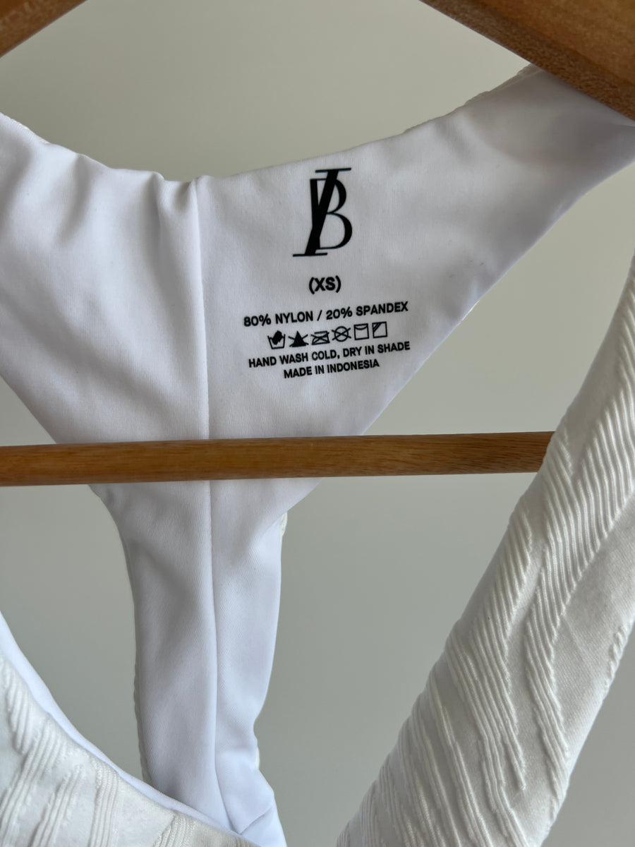 Island Boheme Off White Bikini Bottoms - XS