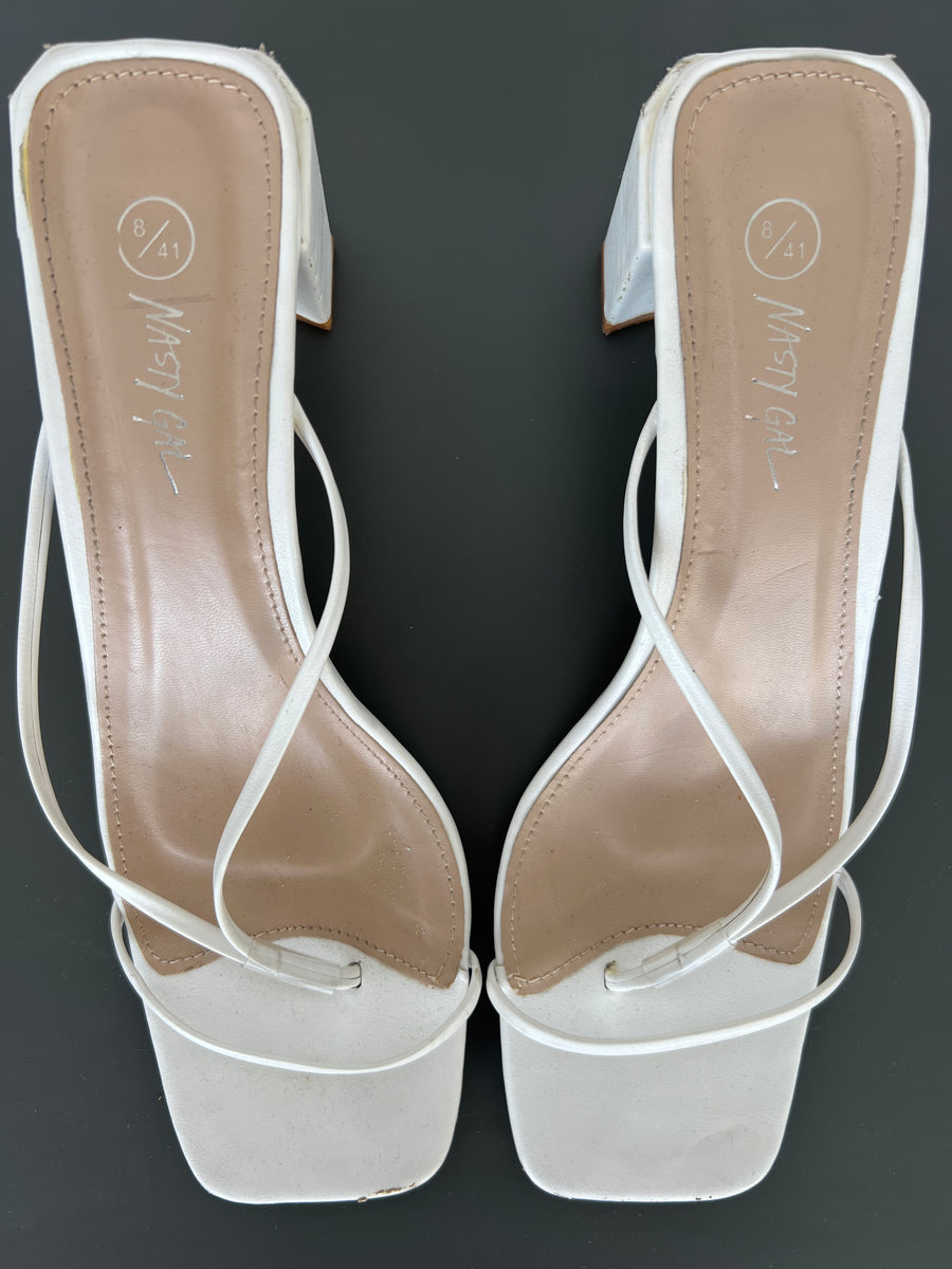 Nasty Gal White Heels - 8