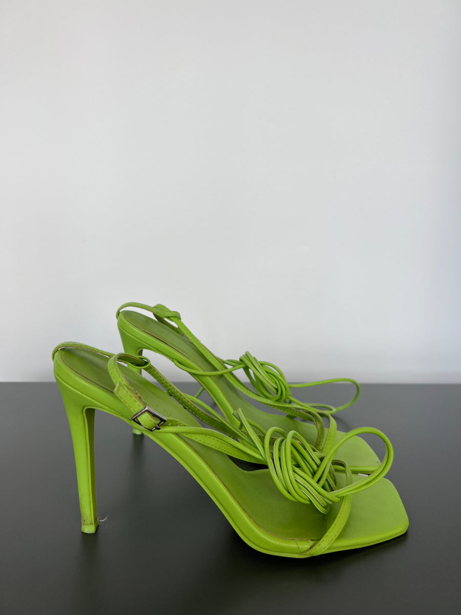 Billini Galina Apple Green Heels - 6