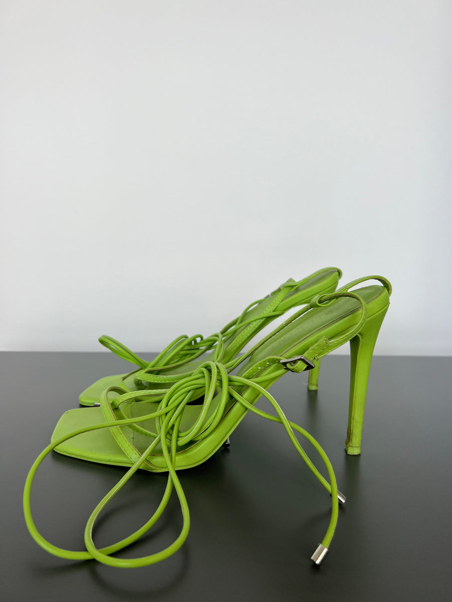 Billini Galina Apple Green Heels - 6