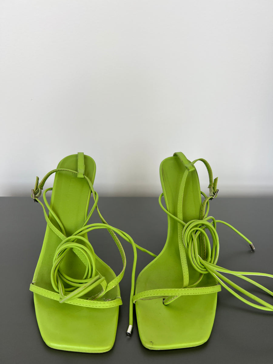 Billini Galina Apple Green Heels - 6