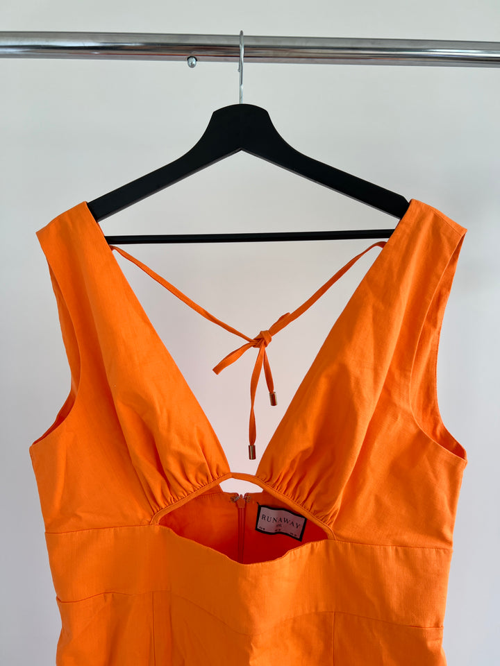 Runaway Orange Mini Dress - AU 16/XXL