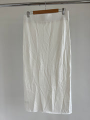 Glassons Milk White Midi Skirt - L