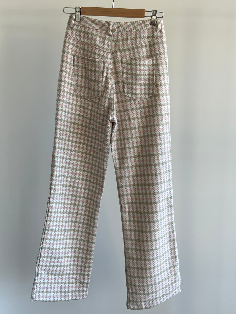 Le The Label Tweed Fiskado Pants - AU 6