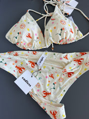 Endless Lobster Fruit Print Swimsuit Set - AU 16