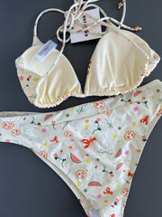 Endless Lobster Fruit Print Swimsuit Set - AU 16