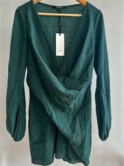 One Fell Swoop Green Sage Dress - Size 8