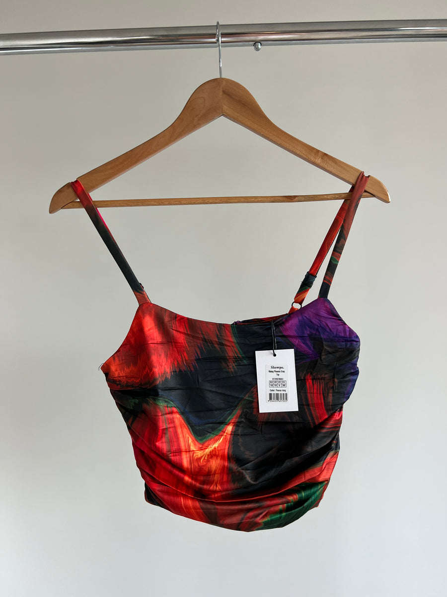 Showpo Rising Phoenix Crop Top - AU 10