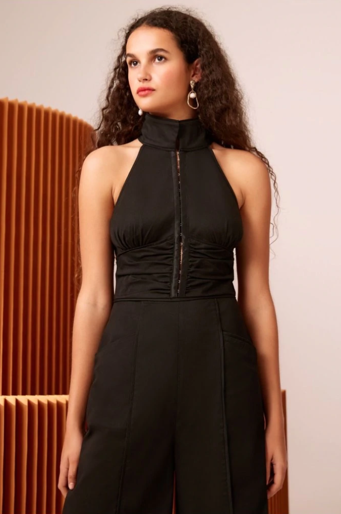Cmeo jumpsuit top