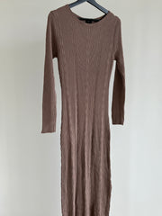 FORCAST Beige Maxi Knit Dress - L