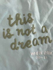 White Fox Not A Dream Baby Blue T-Shirt - XL