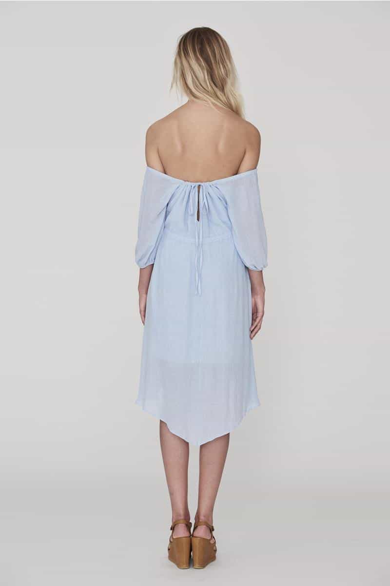 Cooper St Chambray Blue Dress - AU 6