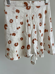 Zulu & Zephyr 100% Cotton Cream Circle Print Set - Size S