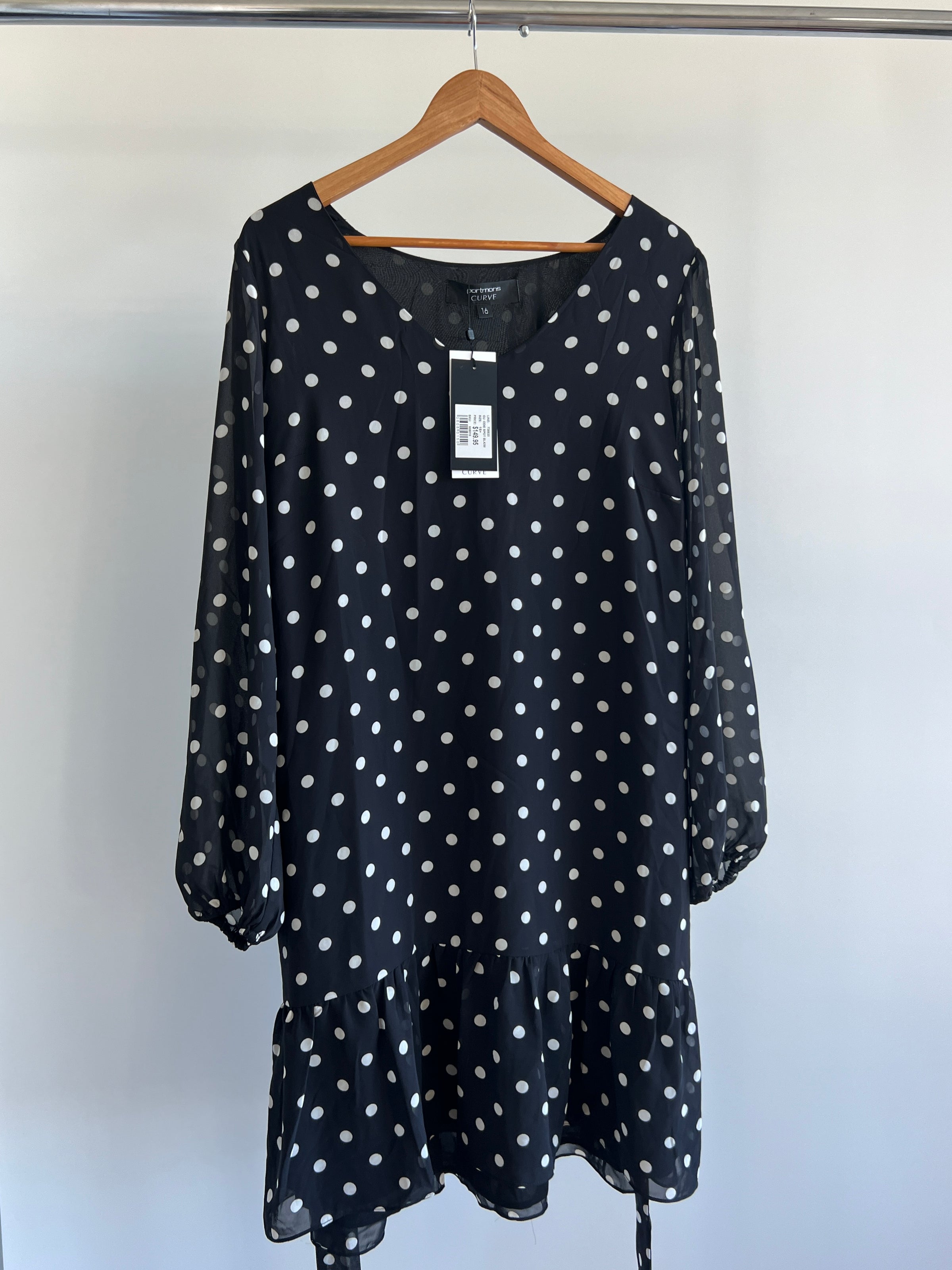 Portmans polka 2025 dot dress