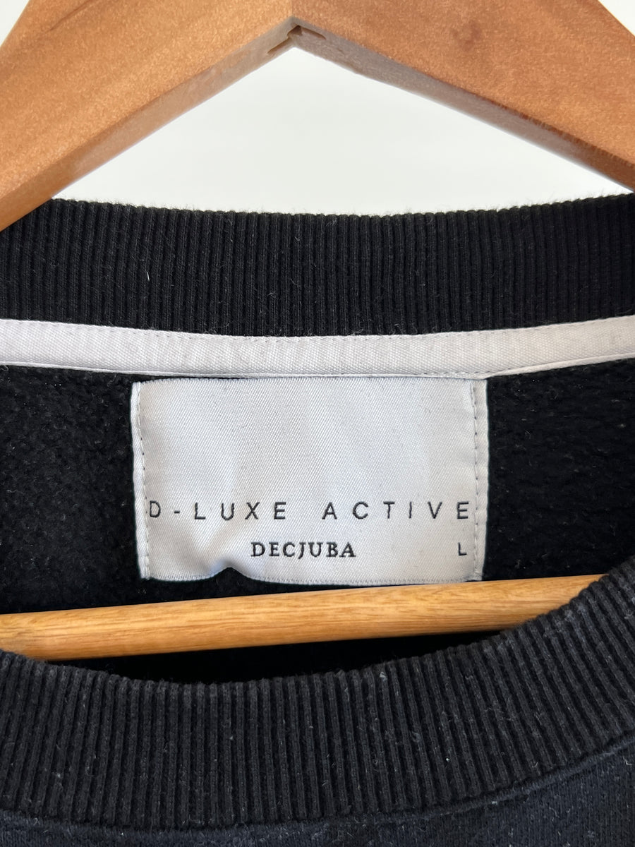 Decjuba D-Luxe Active Black Sweatshirt - L