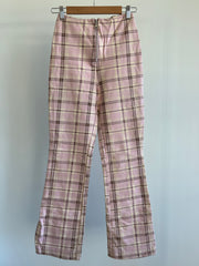 I.AM.GIA Pink Plaid Pants - M