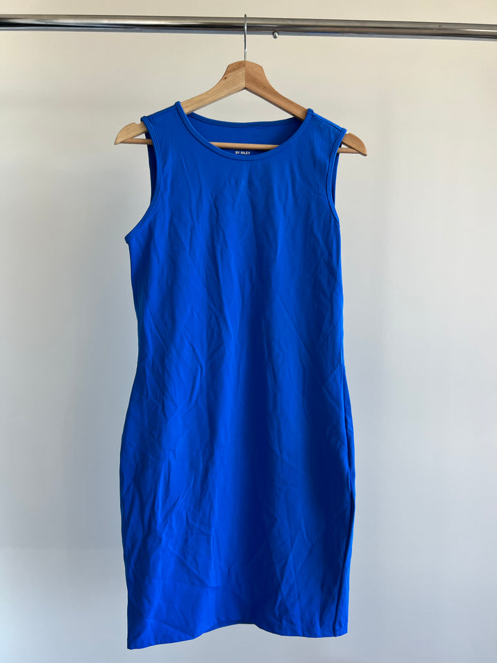 REMMIE BY RILEY Blue Mini Dress - XL