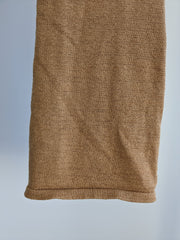 HENNE Brown Freya Knit Mini Dress - AU 6