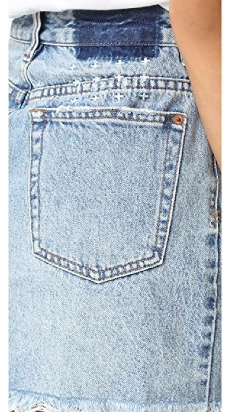 Ksubi Denim Skirt - Size 24"