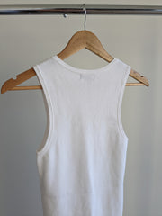 H:ours White Rue Sleeveless Knit Mini Dress - XS