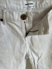 One x One Teaspoon Long Distressed White Jeans - Size 27"