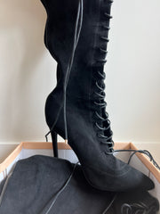 Billini Black Suede Rhirhi Boots - 9