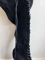 Billini Black Suede Rhirhi Boots - 9