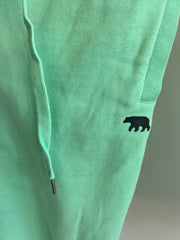 Running Bare Turquoise Green Hoodie and Tracksuit Pants Set - S