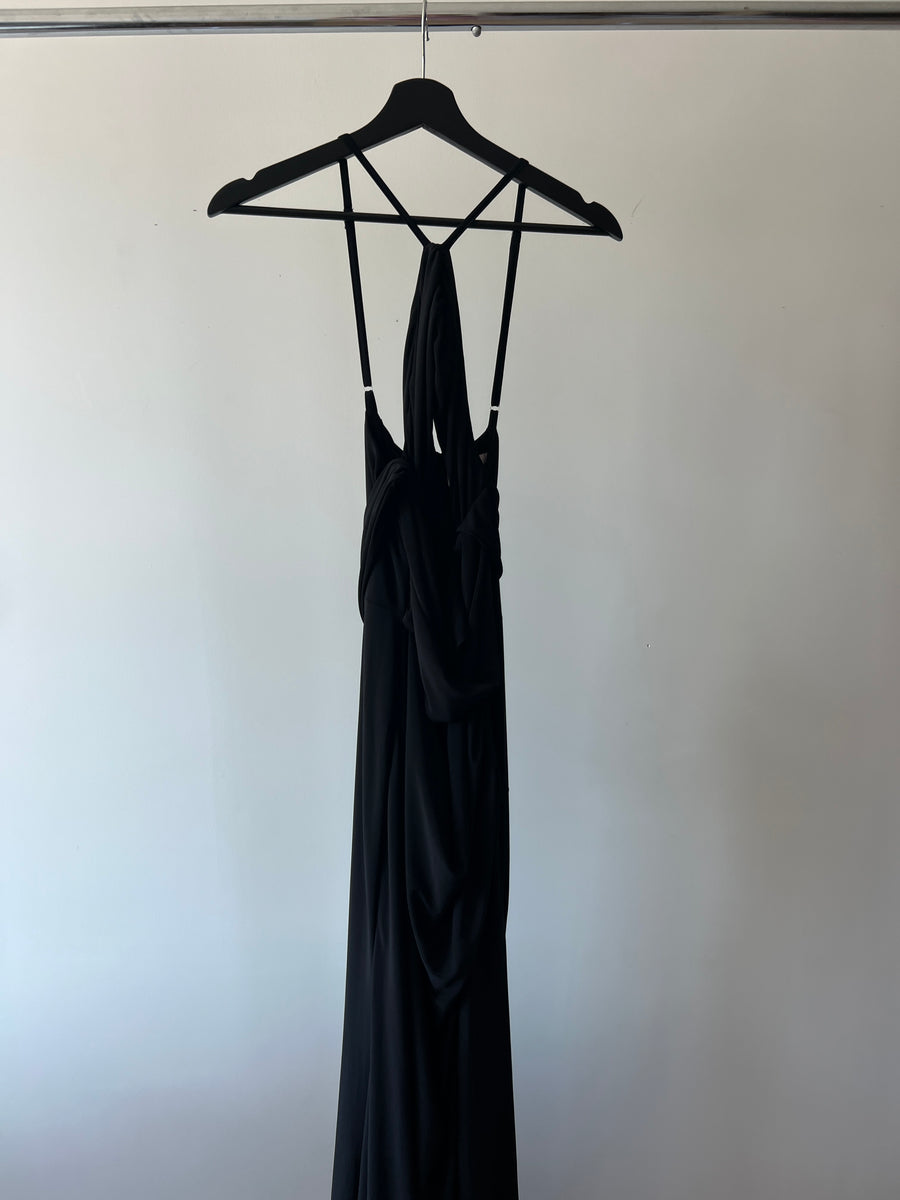 Club London Black Maxi Dress - AU 16