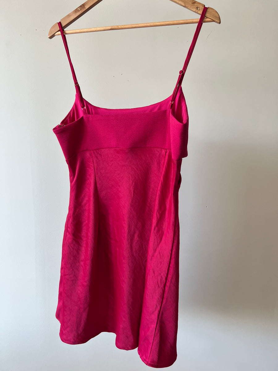 Kristina x BWLDR Fuchsia Pink Mini Dress - AU 14