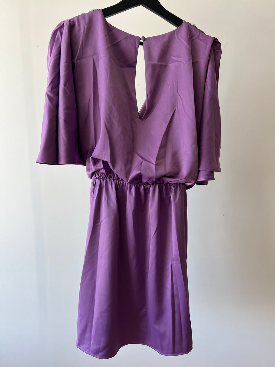 TUSSAH Lilac Tamaryn Mini Dress - AU 16