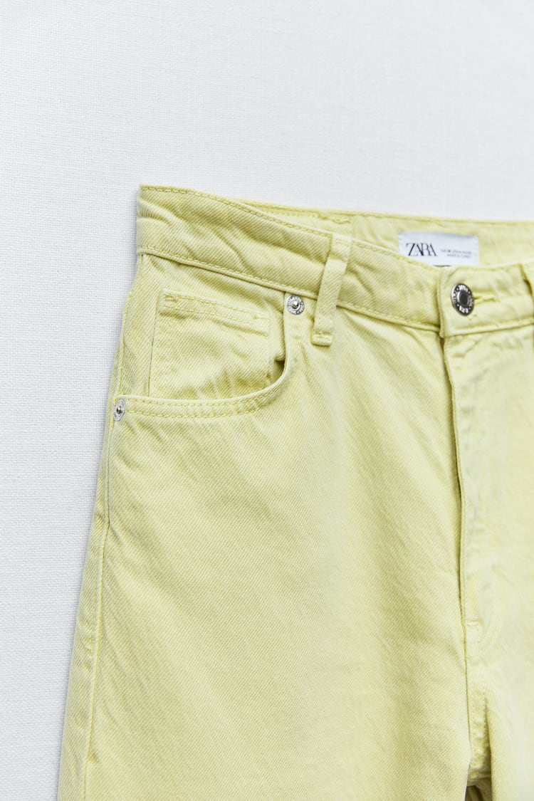 Zara jeans yellow Clearance