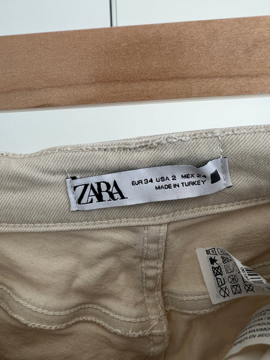 Zara Beige Jeans - AU 6