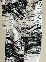 Cameo Collective C/meo black and white backless midi maxi dress - size XS