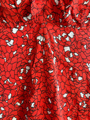 Kookai Red Floral Allegra Playsuit - 36