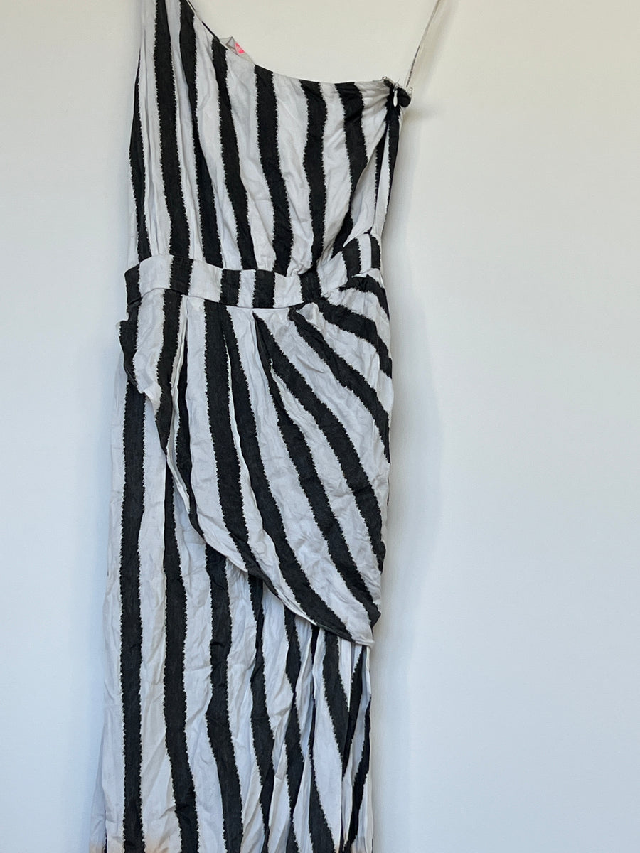 Sass and bide outlet black and white dress