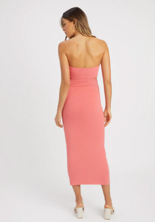 Kookai Coral Solange Midi Dress - 0