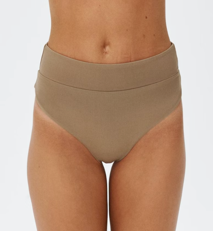 Djerf Avenue Beige Bikini Bottoms - XXS