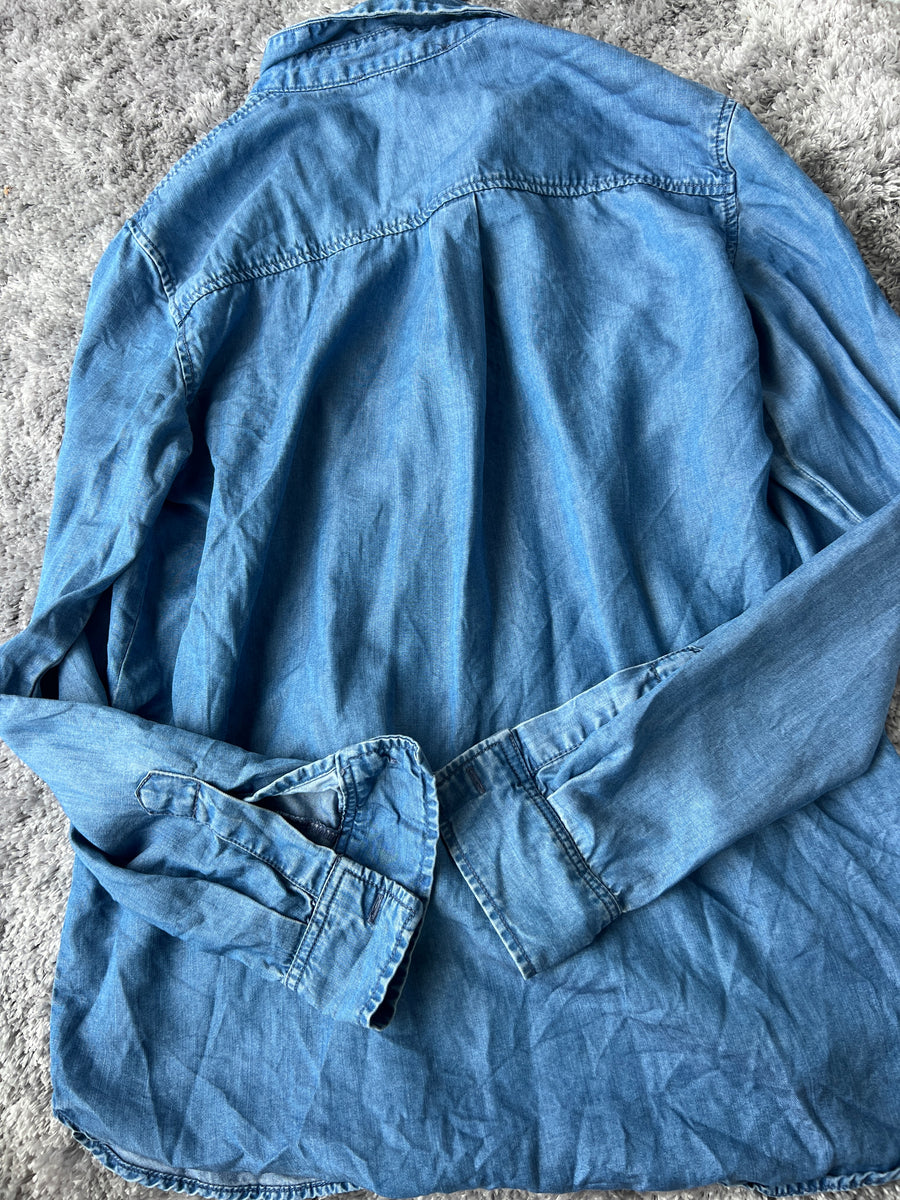 Mango denim jean shirt - XS